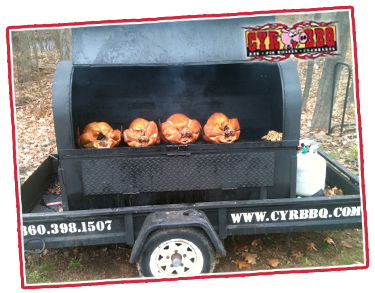 Thanksgiving Turkeys Catered by Cyr BBQ, Smoked or Fried
